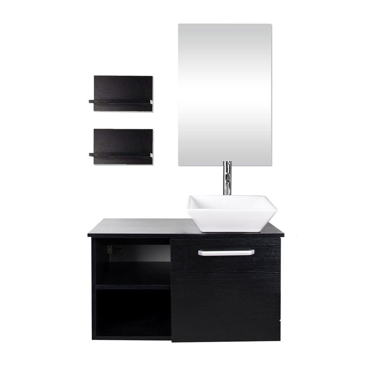 Orren Ellis Koerich 28'' WallMounted Single Bathroom Vanity Set with